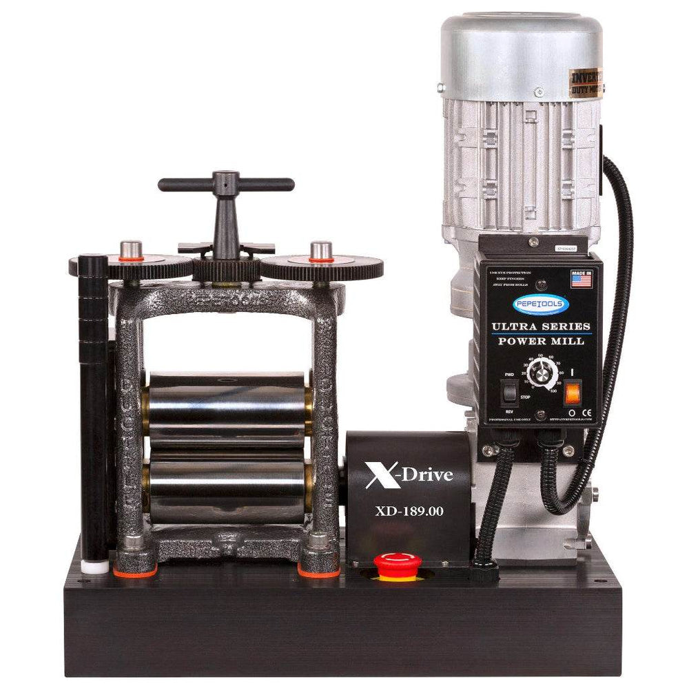 Pepetools 130MM Flat ULTRA Series X-DRIVE Direct Drive Rolling Mill - Machine Horizon