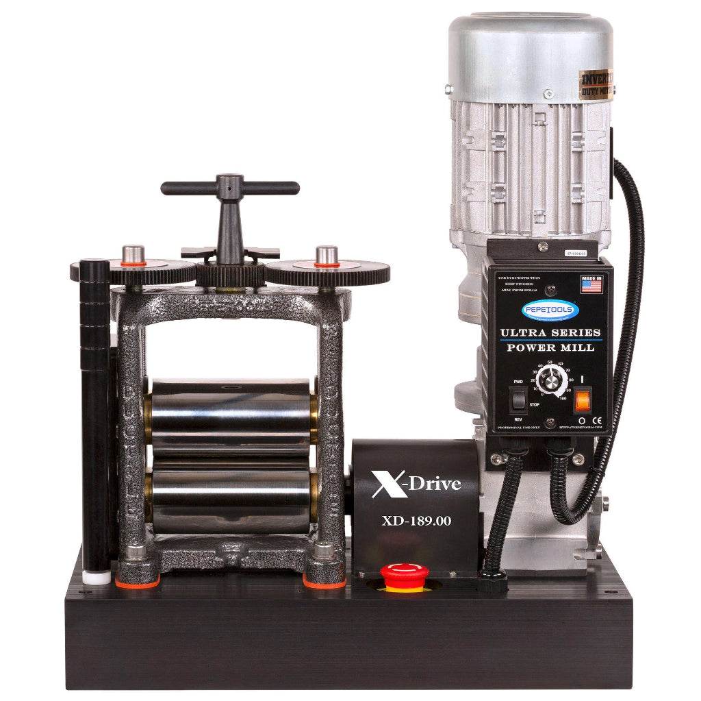 Pepetools 130MM Flat ULTRA Series X-DRIVE Direct Drive Rolling Mill - Machine Horizon