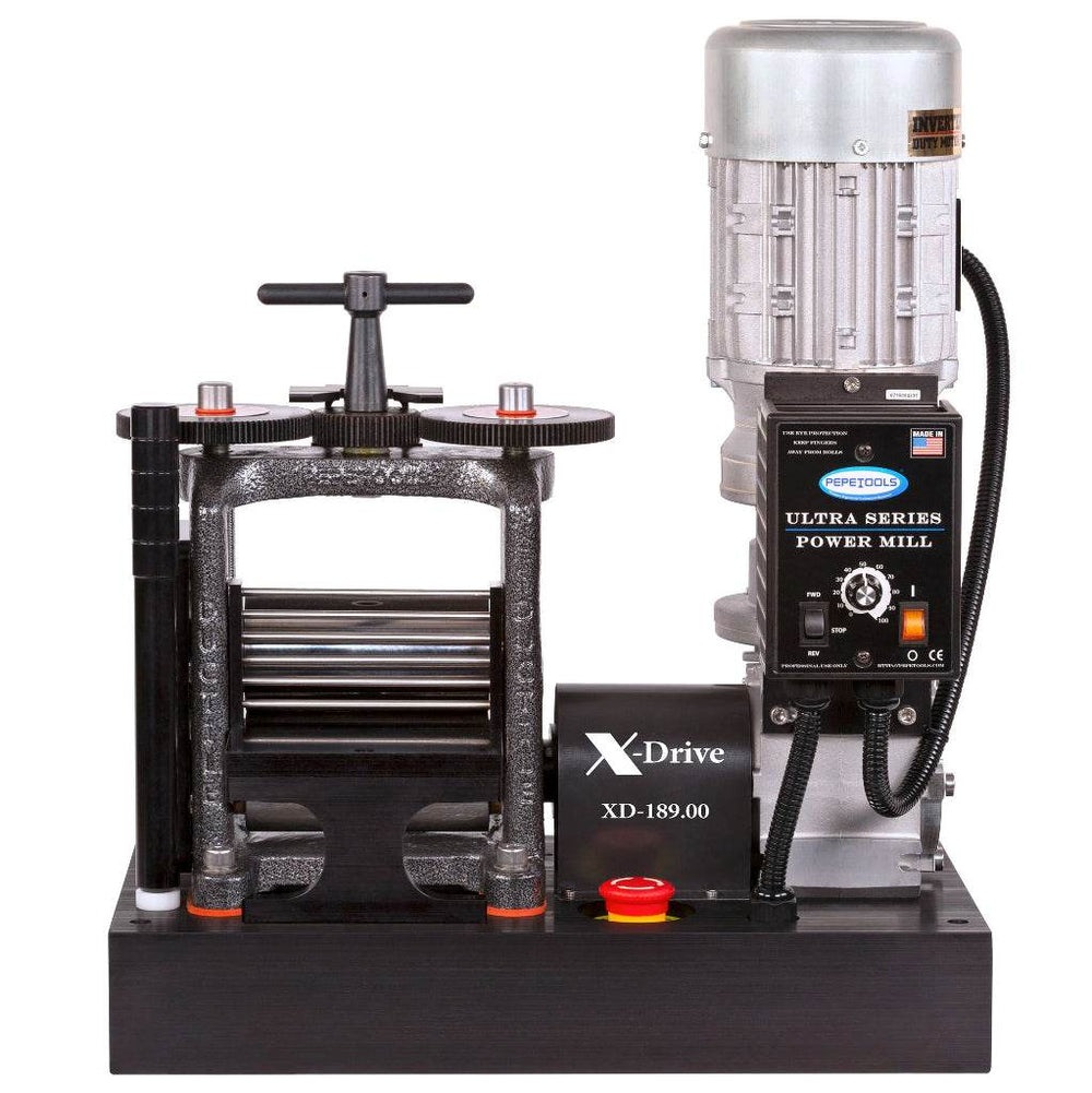 Pepetools 130MM Flat ULTRA Series X-DRIVE Direct Drive Rolling Mill - Machine Horizon