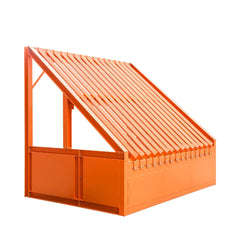 10' Heavy Duty Static Grizzly Rock Screen, Adjustable Bolt-On Deck Bars, 4" x 4" I-Beams, 5000 lb Load Capacity, TMG-RS10
