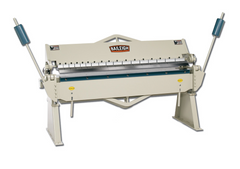 Baileigh BB-7212 Heavy Duty Manually Operated Box and Pan (Finger) Brake, 6' Length, 12 Gauge Mild Steel Capacity 1000536