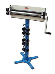 Baileigh BR-18M-18; Manually Operated Bead Roller, 18 Gauge Maximum Capacity, 18" Throat Depth. Includes Stand 1000934