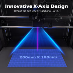 Kintix Hybrid Galvo Laser Engraver – Ultra-Fast Batch Production & Enclosed Safety