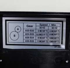Baileigh PF-1850; 220V 1? 1/4HP 4 Speed Gear Driven Power Feeder 1017830