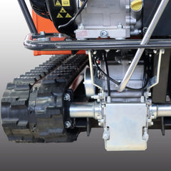 1100lbs Capacity 10HP Gas Powered Track Mini Dumper