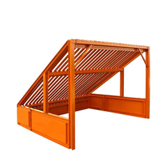 12' Heavy Duty Static Grizzly Rock Screen, Adjustable Bolt-On Deck Bars, 4" x 4" I-Beams, 5000 lb Load Capacity, TMG-RS12