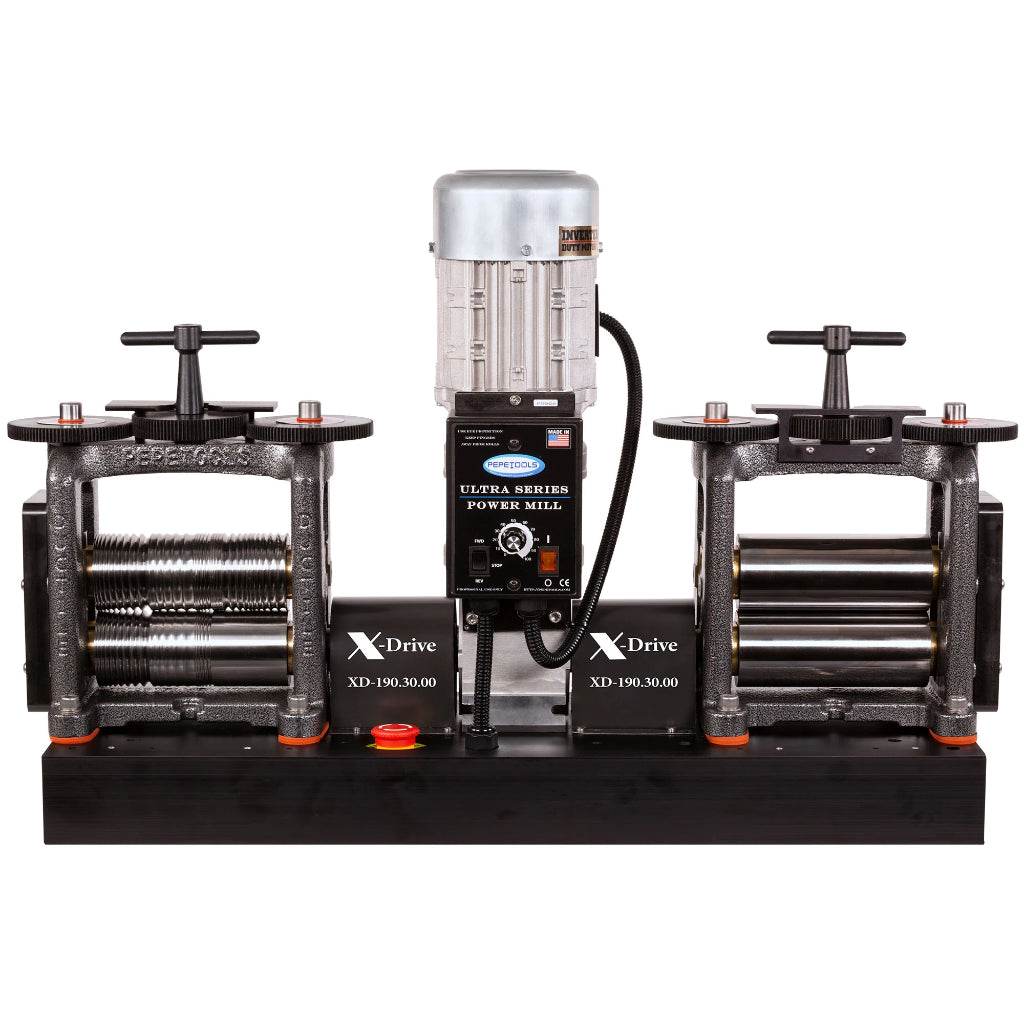 Pepetools 130 mm Double Electric Flat & Wire Mill X-Drive - Machine Horizon Pepetools 130 mm Double Electric Flat & Wire Mill X-Drive - Machine Horizon