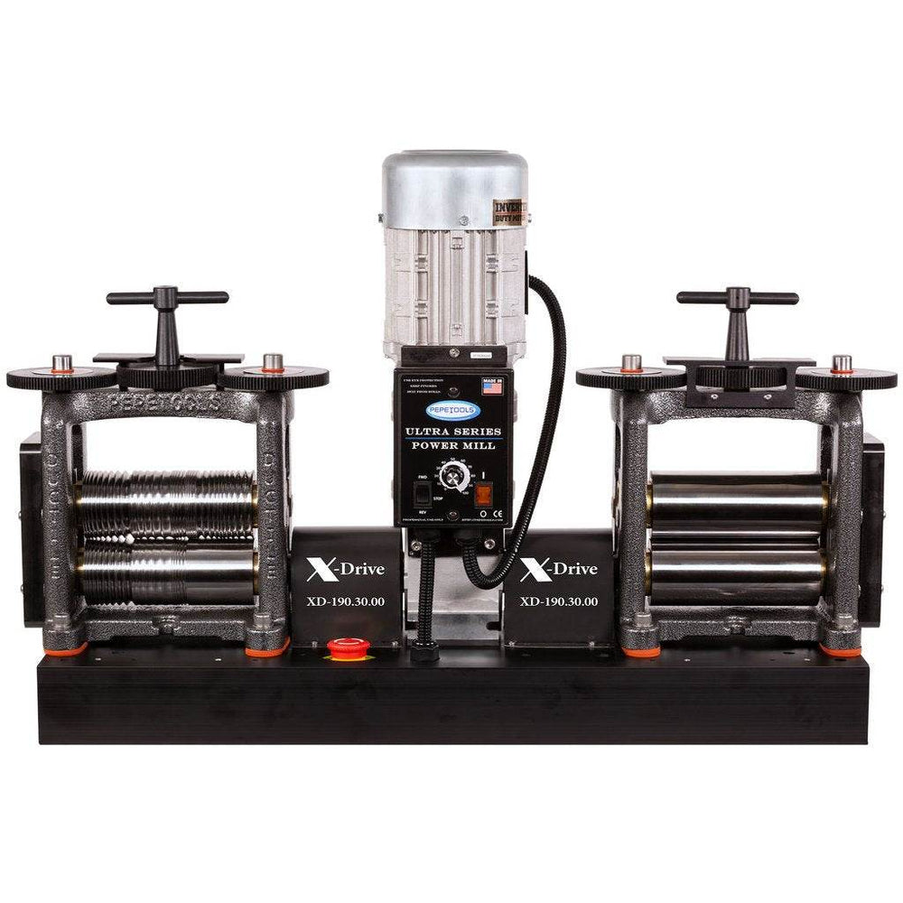 Pepetools 160MM Double Ultra Series X-Drive Electric Rolling Mill (All Wire + Flat) - Machine Horizon