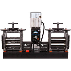 Pepetools 130 mm Double Electric Flat & Wire Mill X-Drive - Machine Horizon