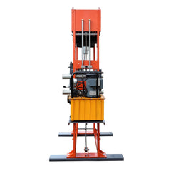 150 Ton Capacity Electric Hydraulic Shop Press, Heavy Duty Pressing, Protective Grid Guard, Fully Welded H-Frame, TMG-SP150