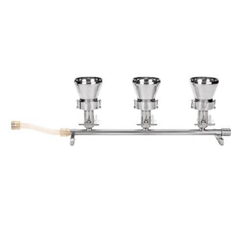 Sartorius 168M3-SS500 3 Branch Microsart Manifolds with Funnels, 500mL - Machine Horizon