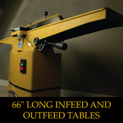 1791279DXK, Powermatic 54A Deluxe 6 Inch 1 HP Jointer with Quick-Set Knives, 115/230-Volt 1 Phase