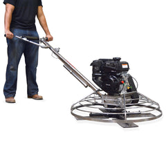 Tomahawk 46" Concrete Power Trowel 14HP Kohler Float Pan Screed Edge Cement Finishing Tool - Machine Horizon