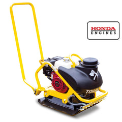 Tomahawk 5.5 HP Honda Vibratory Plate Compactor for Asphalt Aggregate Soil Compaction - Machine Horizon