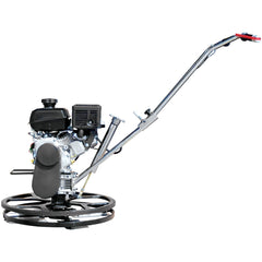 Tomahawk 24" Concrete Power Trowel Edger 6HP Kohler Float Pan Blade Screed Finishing Tool - Machine Horizon