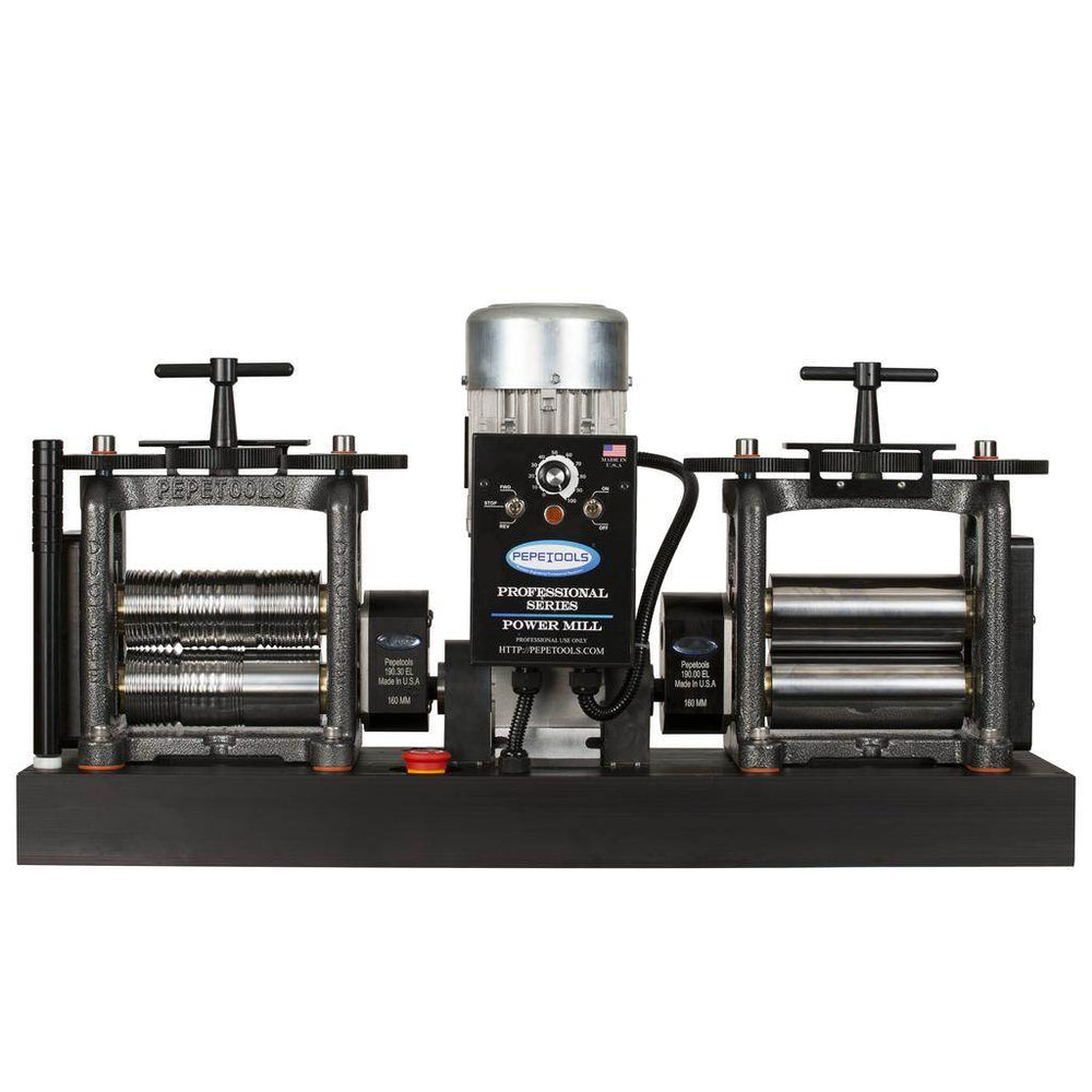Pepetools 160MM Double Ultra Series X-Drive Electric Rolling Mill (All Wire + Flat) - Machine Horizon