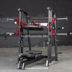 Power Leverage V2 Vertical Leg Press by Muscle D Fitness | Commercial Gym - Machine Horizon