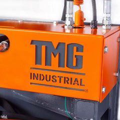 2500-lb Skid Steer Pole Setter, 45' Pole Capacity, 0°-100° Claw Rotation, Jaw Claw Opening 4" to 20", TMG-SPS46