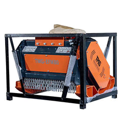 30" Excavator Forestry Brush Mulcher, 6-10 Ton Carrier, 4" Dia. Cutting Capacity, Hydraulic Piston Motor, TMG-EFM80