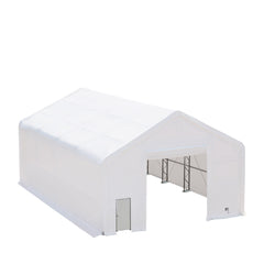 30' x 40' Dual Truss Storage Shelter with Heavy Duty 17 oz PVC Cover TMG-DT3042(Previously TMG-DT3041)