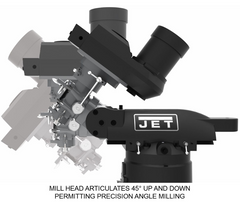 Jet ETM-949EVS, Elite 9x49 Electronic Variable Speed Mill 894050