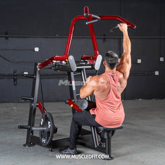 Power Leverage V2 Rotary Lat Pulldown – Iso-Lateral Commercial Gym Machine - Machine Horizon