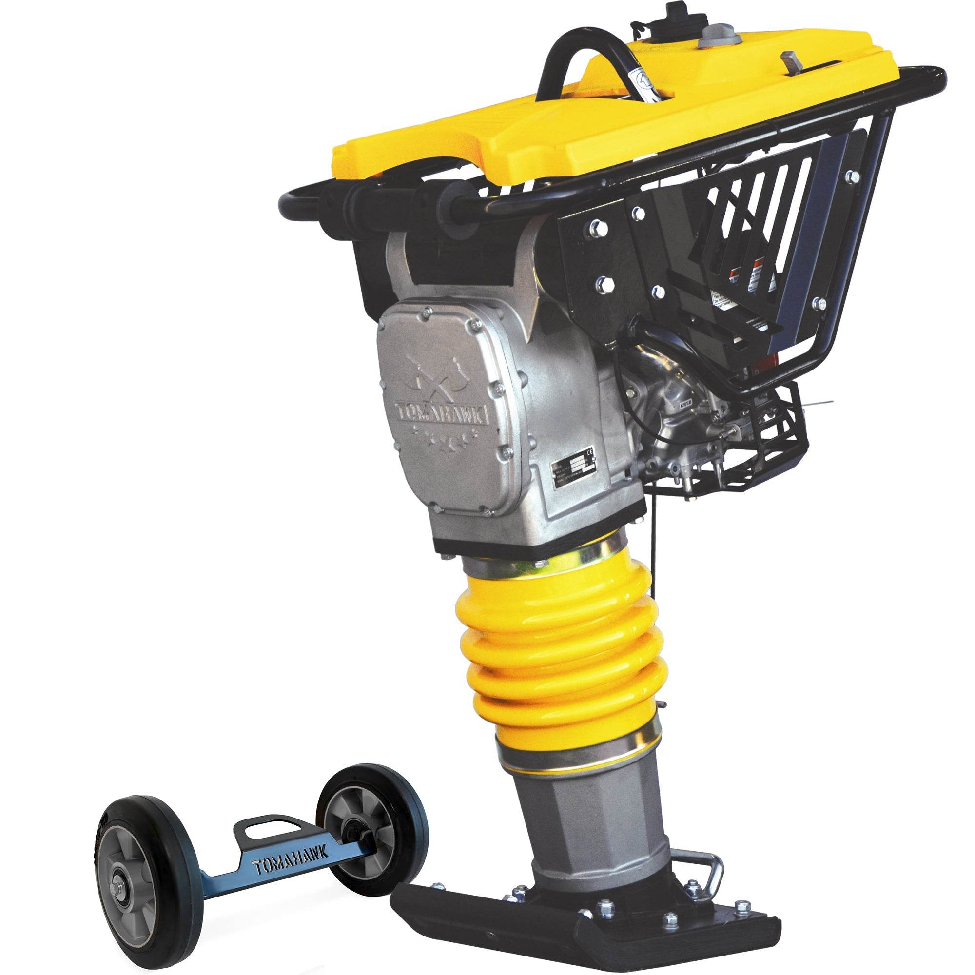 Tomahawk 3.6HP Honda Vibratory Rammer Jumping Jack Tamper with Honda GXR120 Engine Impact Force 3,550 lbs/ft - Machine Horizon Tomahawk 3.6HP Honda Vibratory Rammer Jumping Jack Tamper with Honda GXR120 Engine Impact Force 3,550 lbs/ft - Machine Horizon