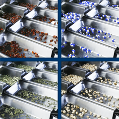 Jores Technologies 4 Head Linear Weigher - 2400 ml with Stainless Steel Stand