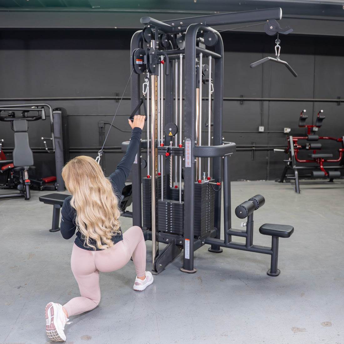 4 Stack Megatron Standard Jungle Gym - 2 Colors - Muscle D Fitness - Low Row, Lat Pulldown, Single Handle Hi/low Pulley, Double Hi/Low Pulley - Machine Horizon 4 Stack Megatron Standard Jungle Gym - 2 Colors - Muscle D Fitness - Low Row, Lat Pulldown, Single Handle Hi/low Pulley, Double Hi/Low Pulley - Machine Horizon