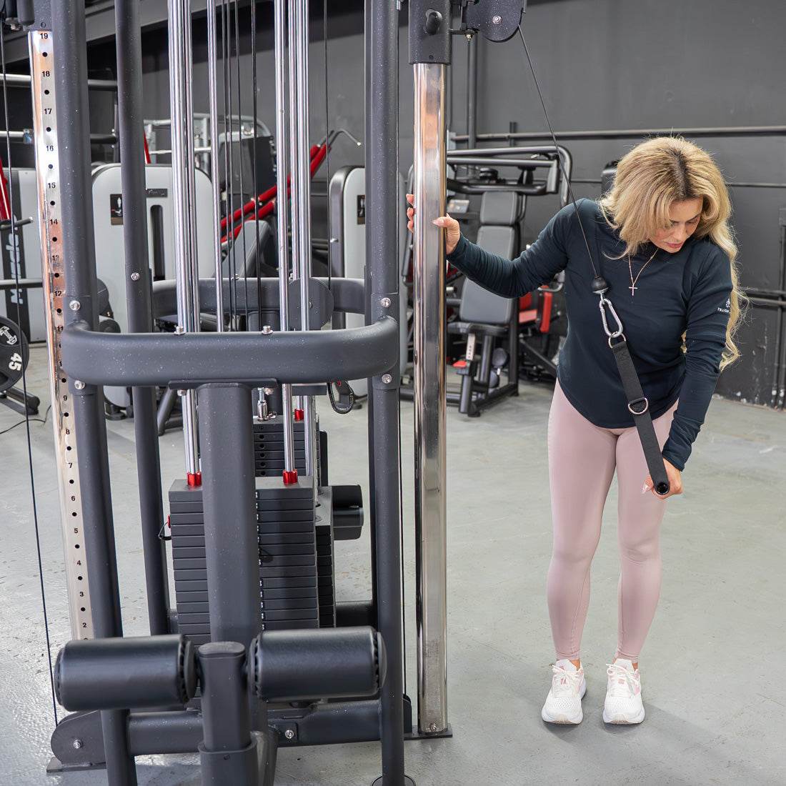 4 Stack Megatron Standard Jungle Gym - 2 Colors - Muscle D Fitness - Low Row, Lat Pulldown, Single Handle Hi/low Pulley, Double Hi/Low Pulley - Machine Horizon 4 Stack Megatron Standard Jungle Gym - 2 Colors - Muscle D Fitness - Low Row, Lat Pulldown, Single Handle Hi/low Pulley, Double Hi/Low Pulley - Machine Horizon
