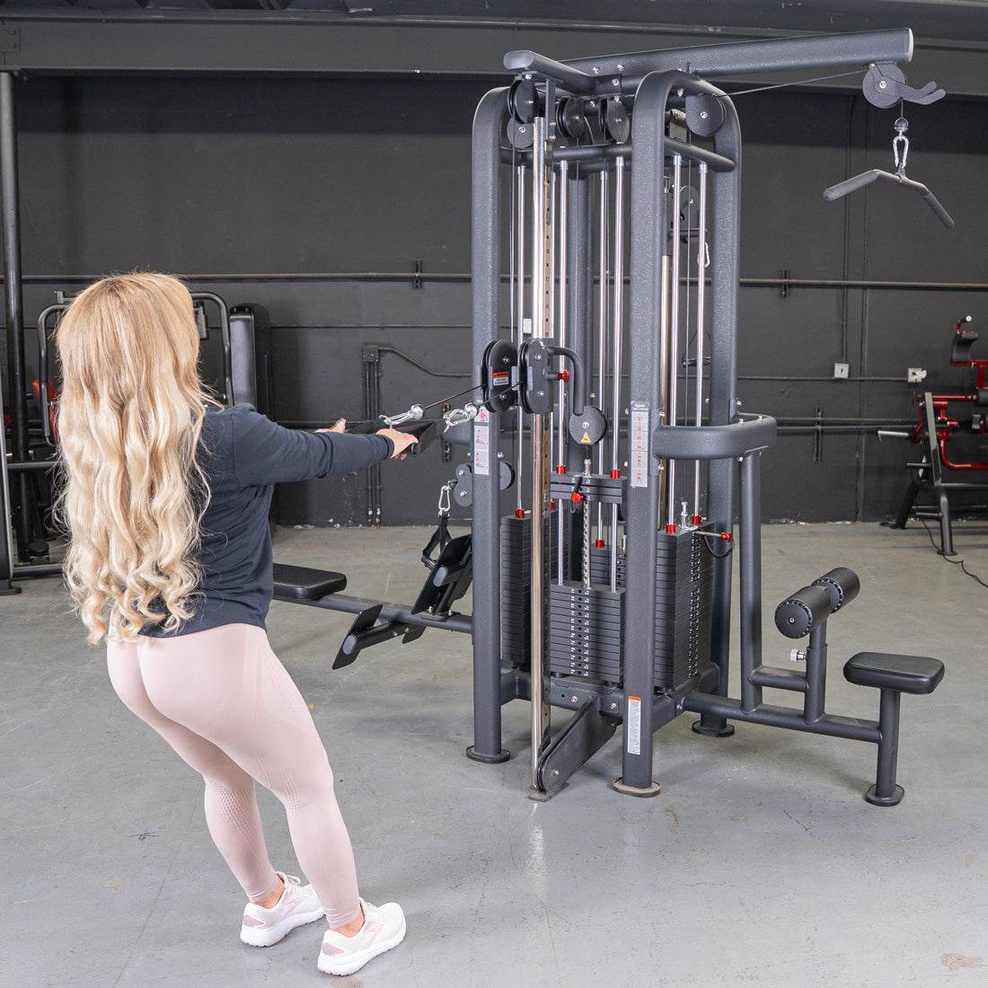 4 Stack Megatron Standard Jungle Gym - 2 Colors - Muscle D Fitness - Low Row, Lat Pulldown, Single Handle Hi/low Pulley, Double Hi/Low Pulley - Machine Horizon 4 Stack Megatron Standard Jungle Gym - 2 Colors - Muscle D Fitness - Low Row, Lat Pulldown, Single Handle Hi/low Pulley, Double Hi/Low Pulley - Machine Horizon