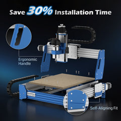 PROVerXL 4030S Desktop CNC Router Machine with Vectric Software, 32 Bit MCU, 710W Spindle