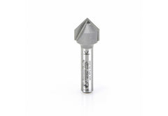 Axiom 3-Pc CNC V-Carve Inlay Router Bit Set, Solid Carbide, 1/4 in Shank ABS207
