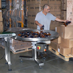 Jores Technologies 48” Stainless Steel Rotary Accumulation Table