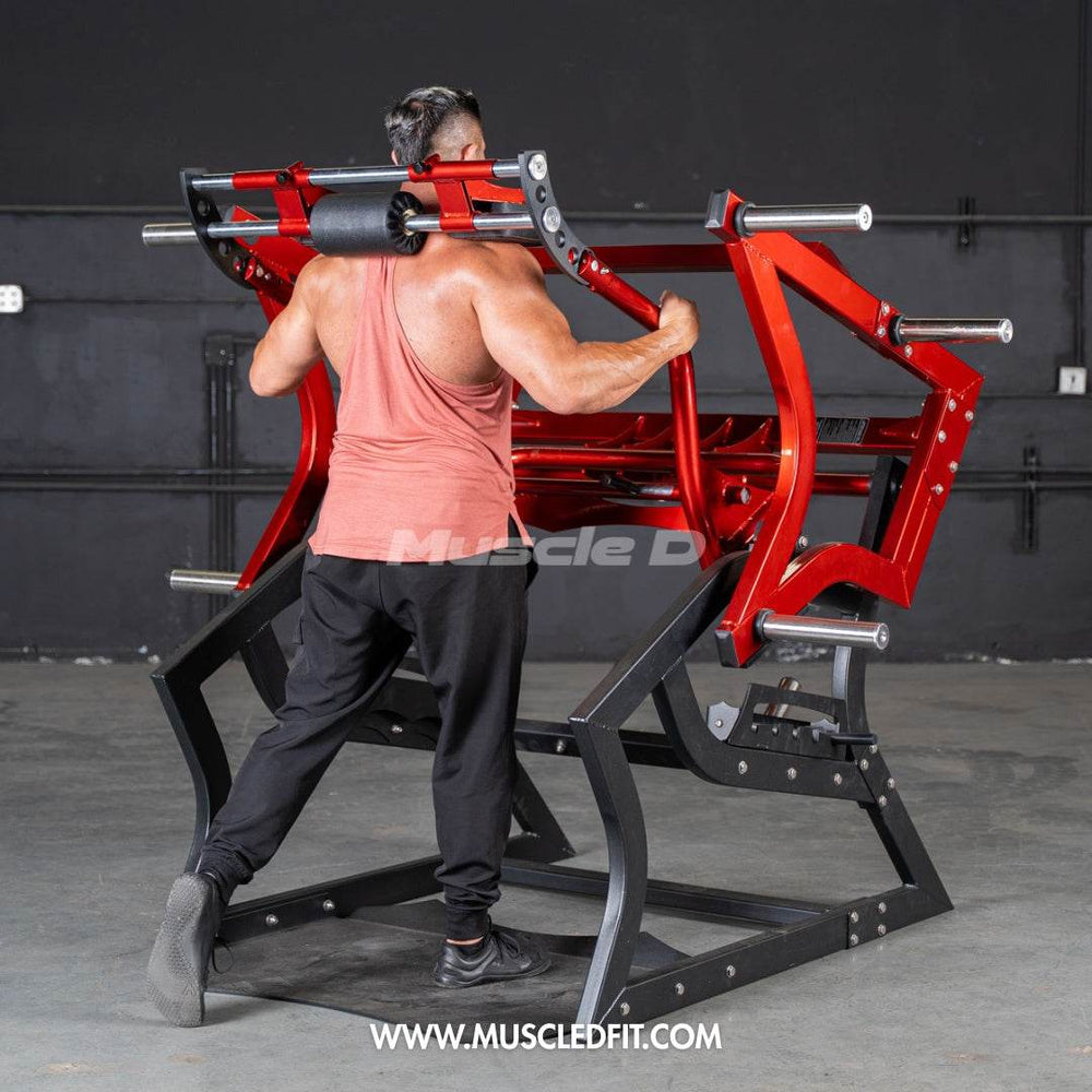 Pro Strength Power Hack Squat | Muscle D Fitness Commercial Gym Machine - Machine Horizon