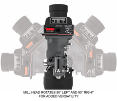 Jet ETM-949EVS, Elite 9x49 Electronic Variable Speed Mill 894050