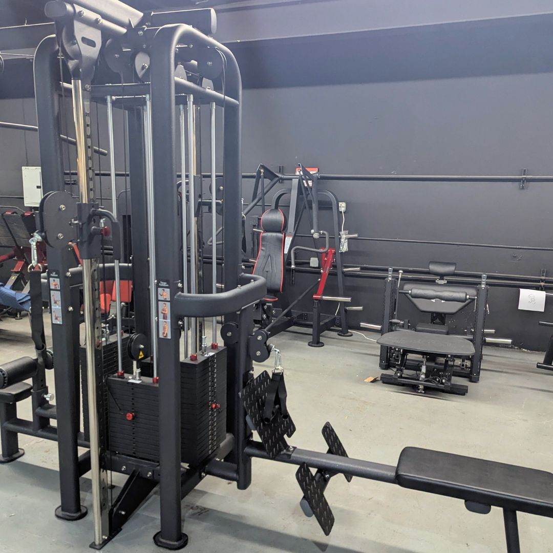4 Stack Megatron Standard Jungle Gym - 2 Colors - Muscle D Fitness - Low Row, Lat Pulldown, Single Handle Hi/low Pulley, Double Hi/Low Pulley - Machine Horizon 4 Stack Megatron Standard Jungle Gym - 2 Colors - Muscle D Fitness - Low Row, Lat Pulldown, Single Handle Hi/low Pulley, Double Hi/Low Pulley - Machine Horizon