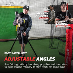 PowerNet Launch F-Lite Baseball & Softball Pitching Machine - Machine Horizon