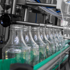 Jores Technologies 6 Head Inline Piston Filling System with Conveyor – 1000ml