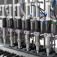 Jores Technologies 6 Head Inline Piston Filling System with Conveyor – 1000ml