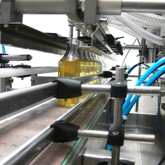 Jores Technologies 6 Head Inline Gravity Filling System with Conveyor - 1000 ml