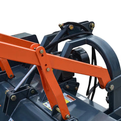 70" 3-Point Hitch Forestry Brush Mulcher, Category 2 Hookup, PTO Driven, Driveline Shaft Included, 70-110 HP, TMG-TMB70