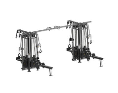 8 Stack Megatron Deluxe Jungle Gym 3 Colors - Muscle D Fitness - Commercial Grade Selectorized Multi-Station - Machine Horizon