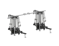 8 Stack Megatron Deluxe Jungle Gym 3 Colors - Muscle D Fitness - Commercial Grade Selectorized Multi-Station - Machine Horizon