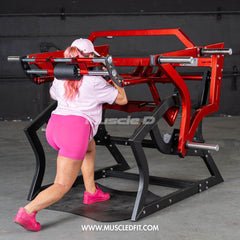 Pro Strength Power Hack Squat | Muscle D Fitness Commercial Gym Machine - Machine Horizon
