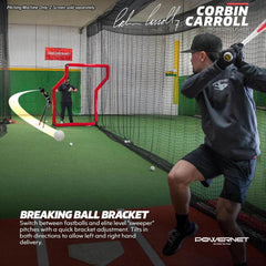 PowerNet Launch F-Lite Baseball & Softball Pitching Machine - Machine Horizon
