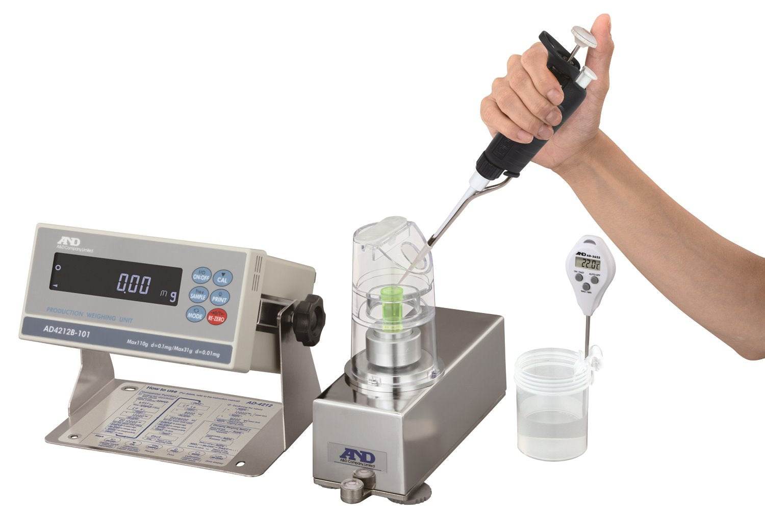 AND Weighing AD-4212B-PT Pipette Accuracy Tester - Machine Horizon AND Weighing AD-4212B-PT Pipette Accuracy Tester - Machine Horizon