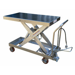 Vestil Partially Stainless Steel Air Cart 2000 Lb. Capacity Silver-AIR-2000-PSS