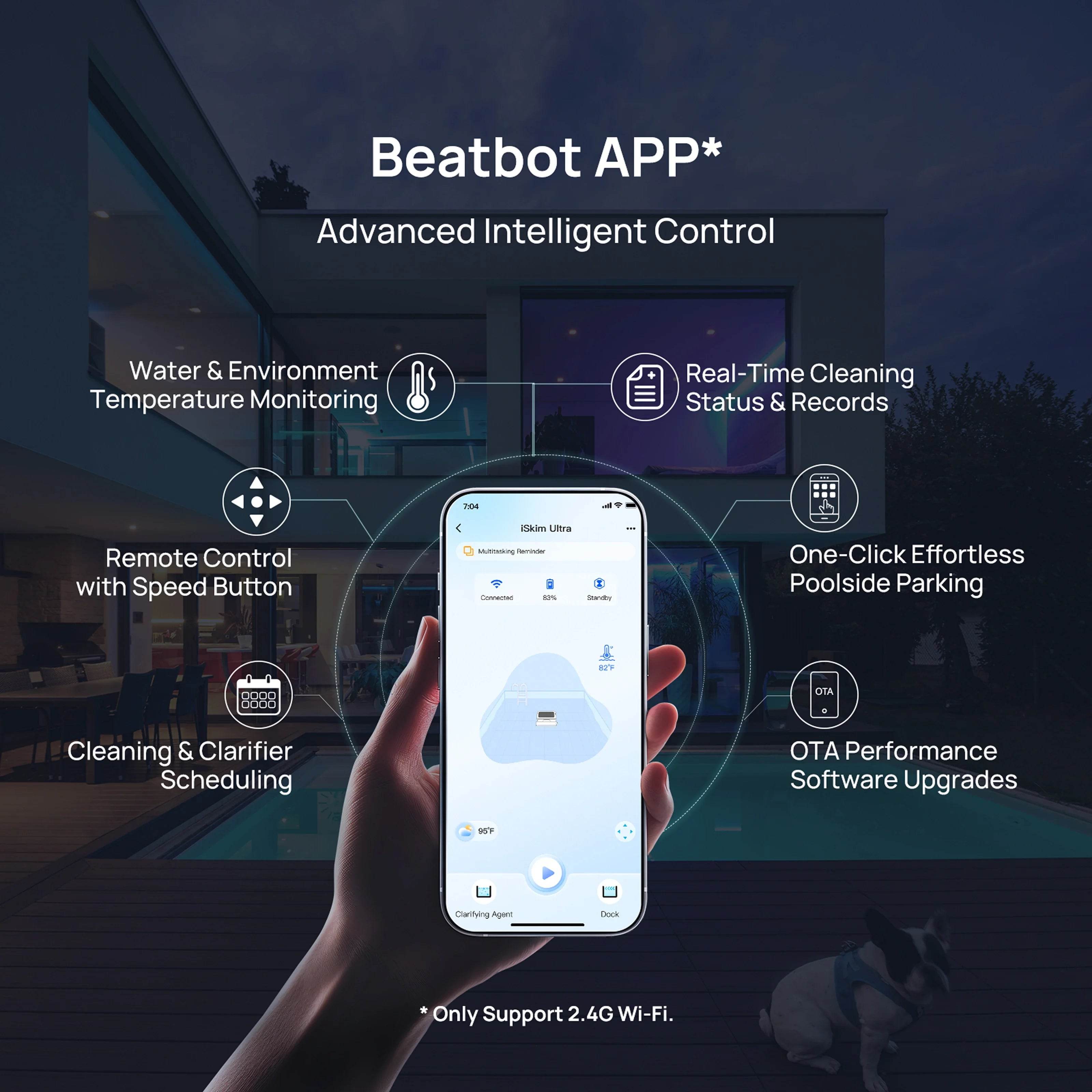 Beatbot iSkim Ultra Robotic Pool Skimmer - Machine Horizon Beatbot iSkim Ultra Robotic Pool Skimmer - Machine Horizon