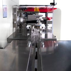 Jores Technologies Automatic Horizontal Flow Wrapper with Inverted Film Feeder